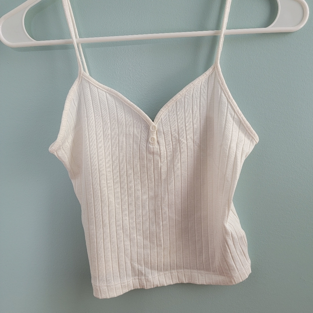 White crop top brand new